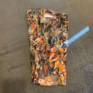 Colorful Womens Graphic Jeggings